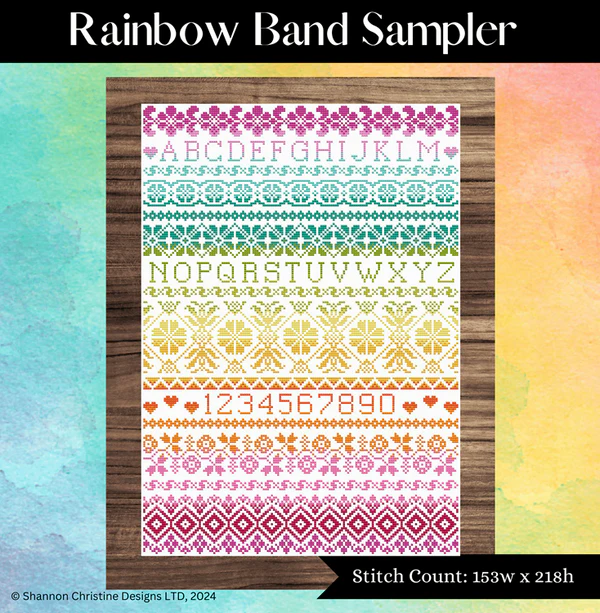 (image for) Rainbow Band Sampler